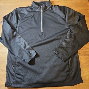 Grandslam Men's 1/4 Zip Pullover Black Size Large